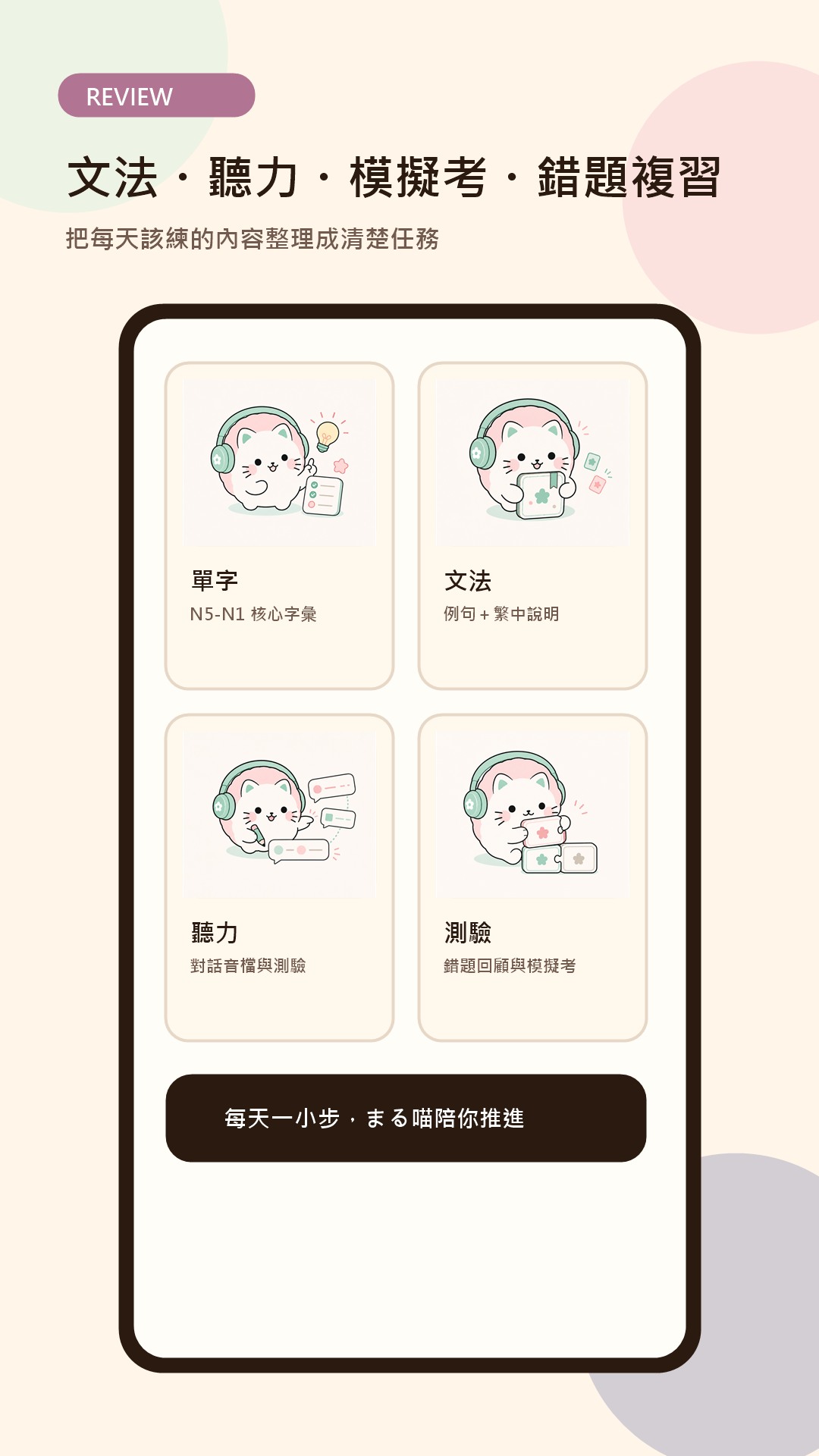 日檢喵每日複習